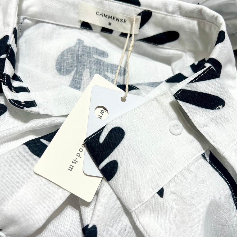 Commense Chill Life Plant Print Shorts Set - Picture 10 of 11
